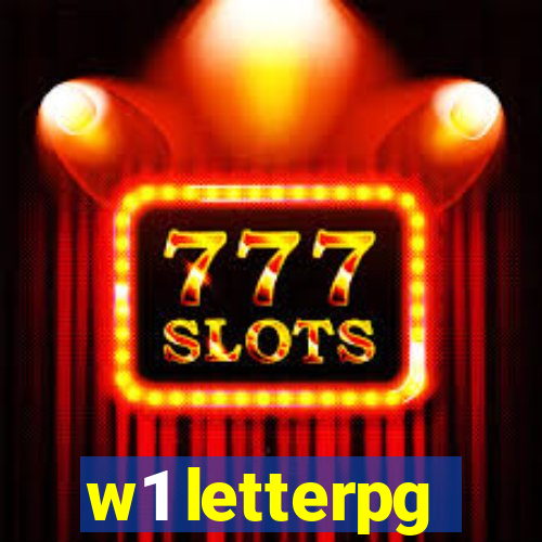 w1 letterpg